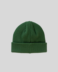 FOREST GREEN RIB BEANIE